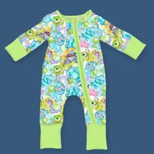 NIB Monster Inc Bamboo Zippy